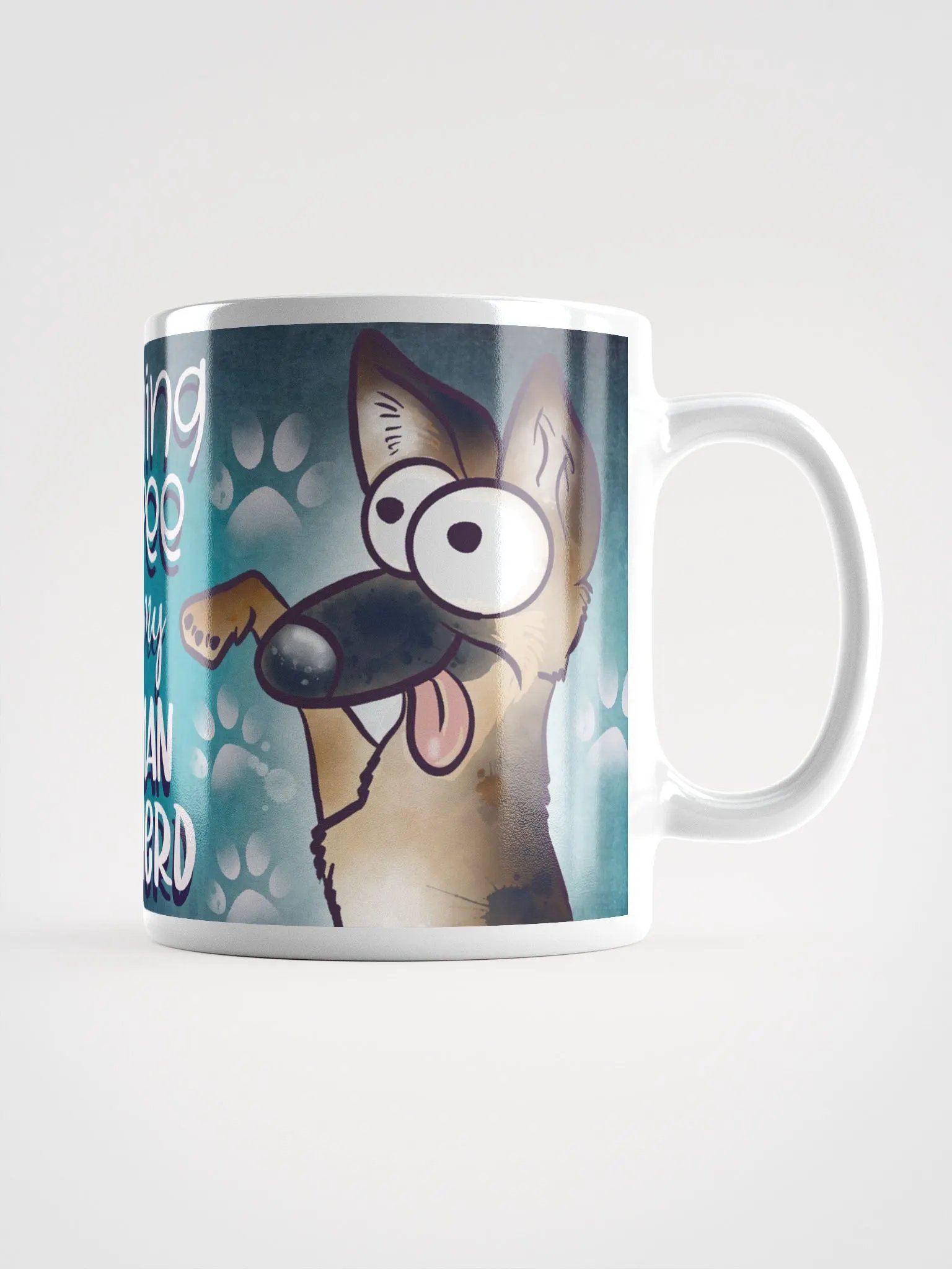 Morning Coffee With My German Shepherd Mug product image (1)