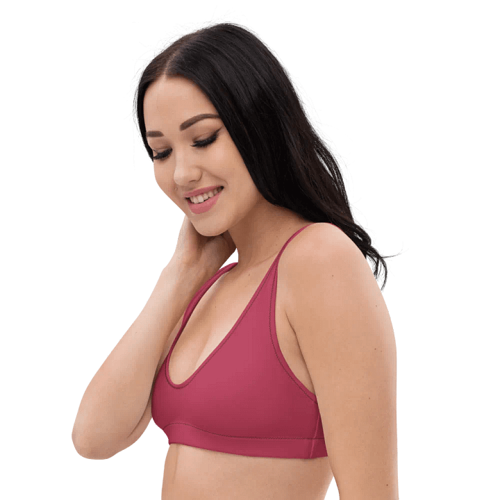 Magenta Eco-Green Padded Bikini Top product image (2)