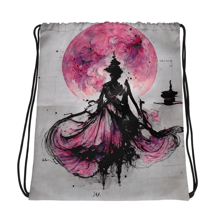 Vibrant Dreams All-Over Drawstring Bag product image (1)