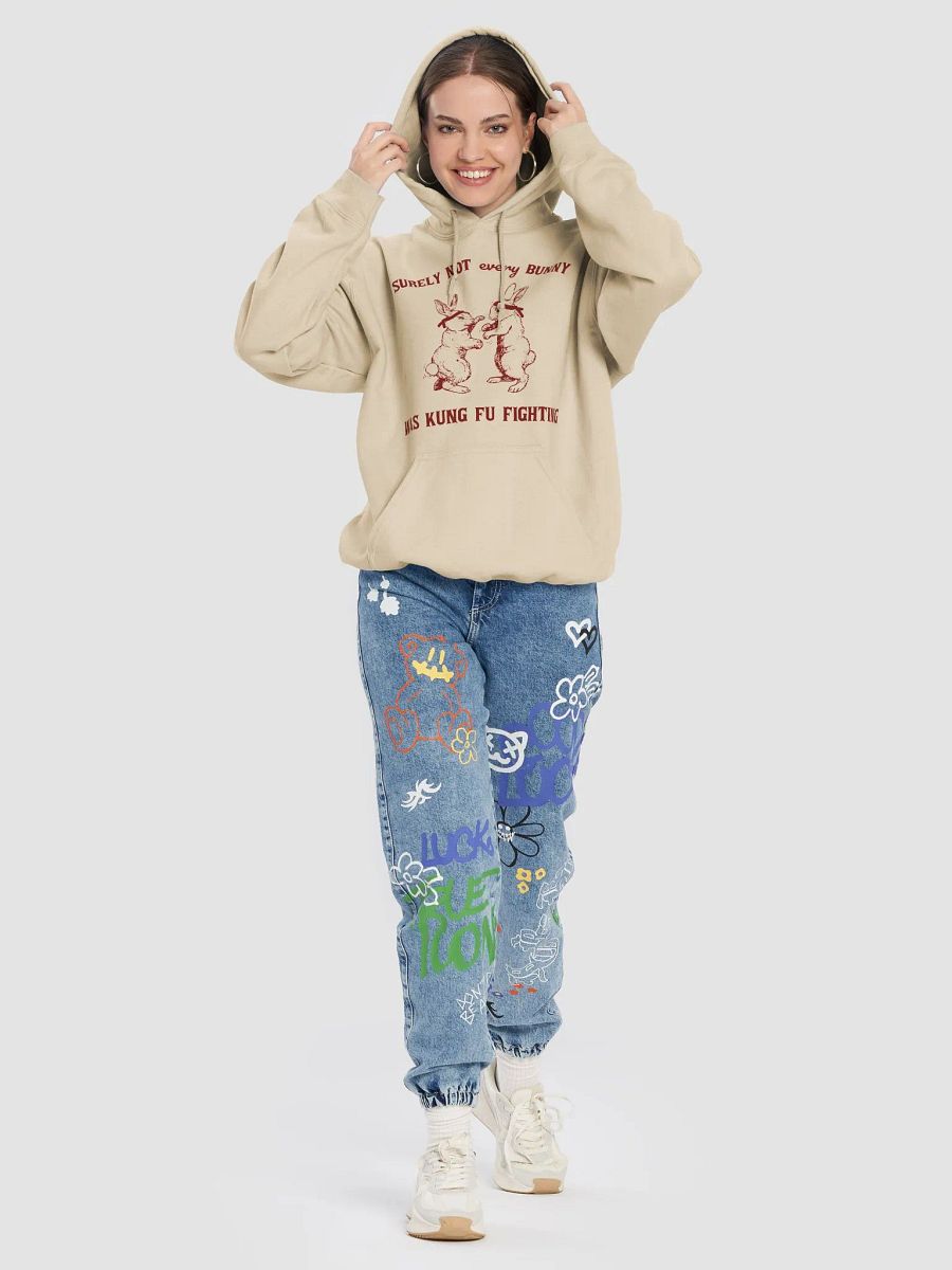 Surely not every bunny was kung fu fighting Hoodie product image (5)