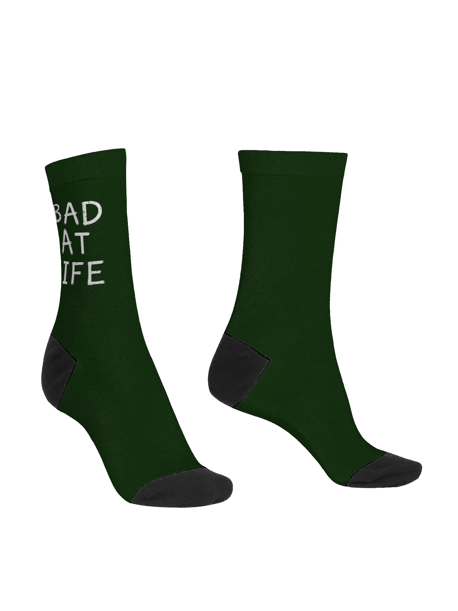 Green Bad at Life Premium Socks product image (4)