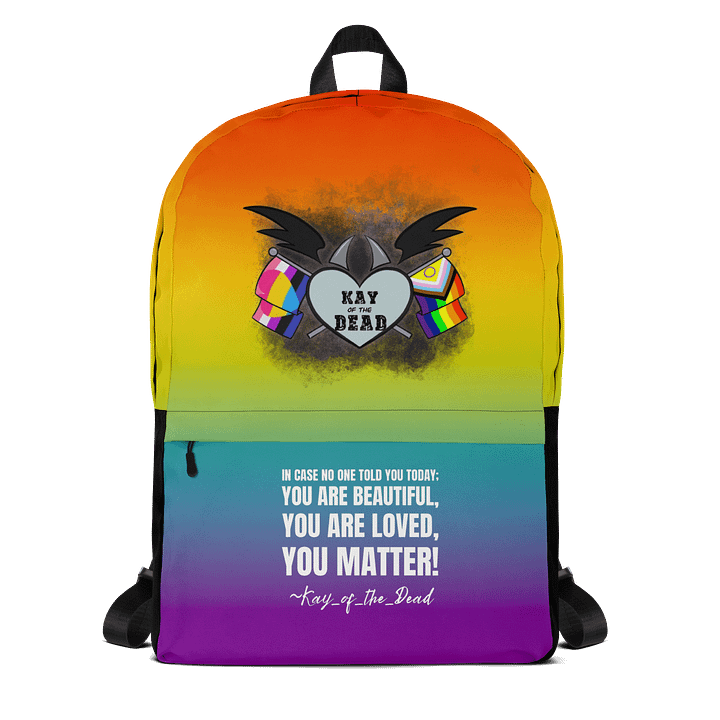 Kay_of_the_Dead Pride Logo Backpack product image (1)