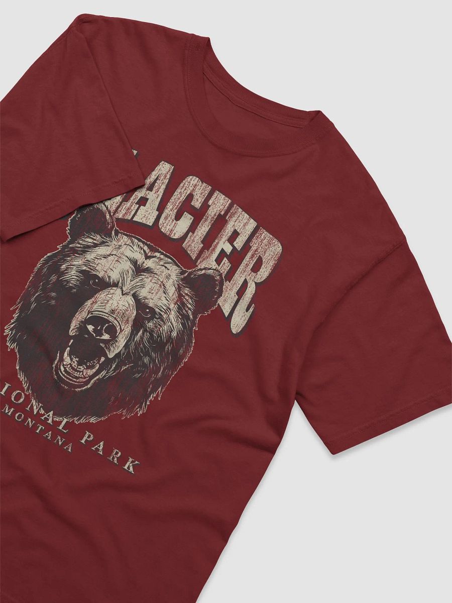 Glacier National Park, Montana Tee | Vintage-Style Grunge Western Shirt with a Bear's Head product image (13)