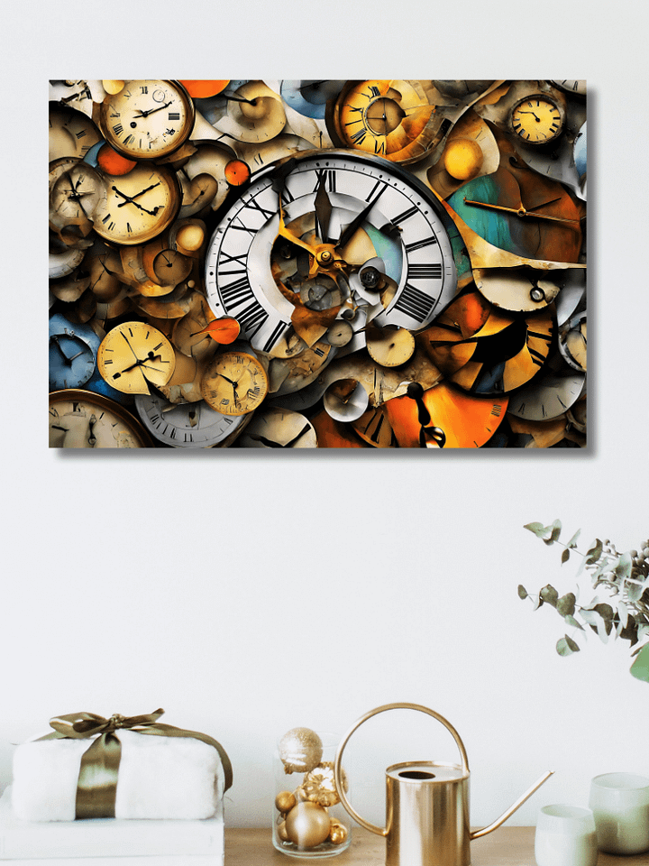 Time Confusion-16 | Canvas Artistic Wall Painting product image (2)