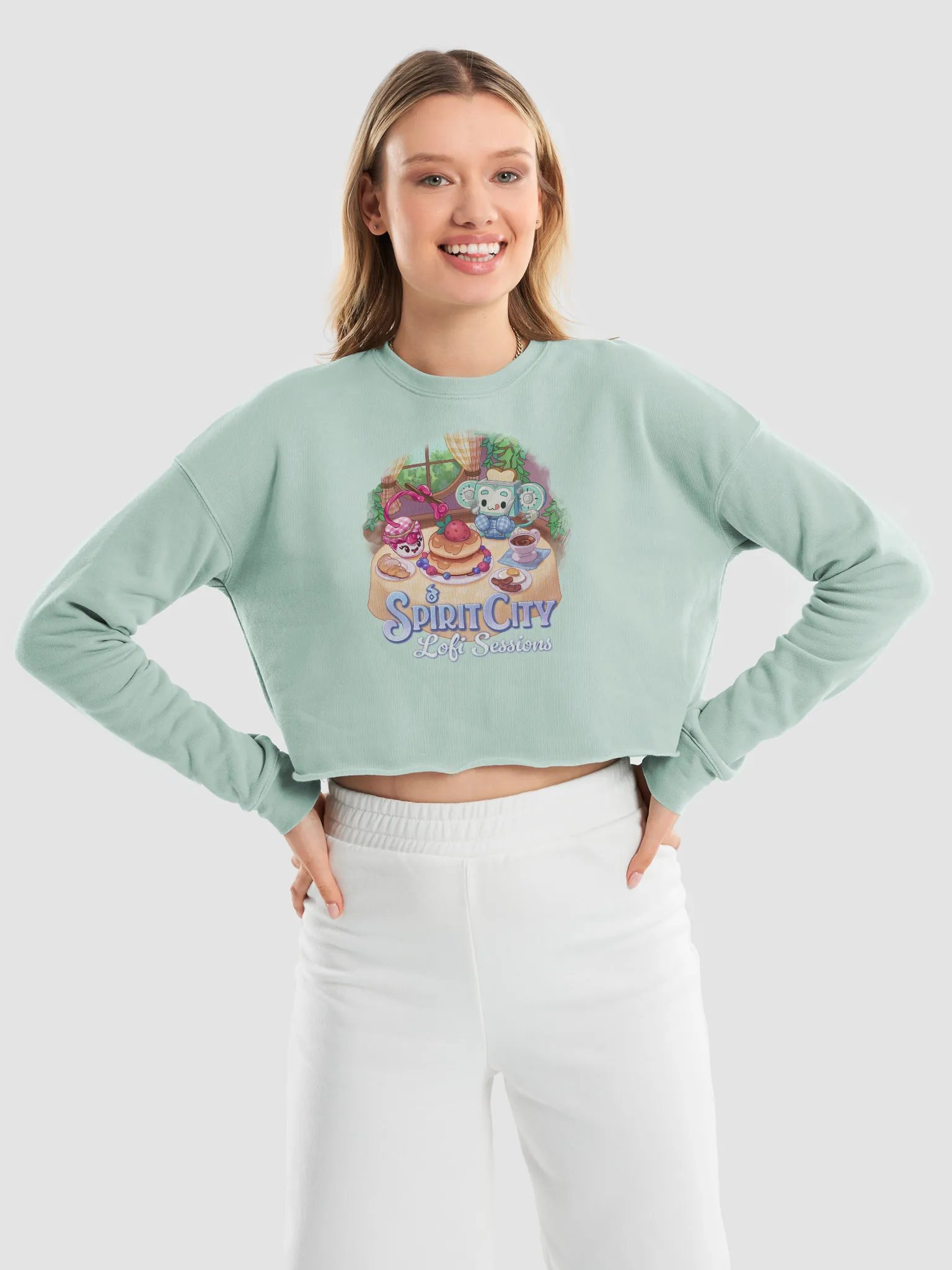 Toast-mate & Jamama - Crop Sweatshirt product image (2)