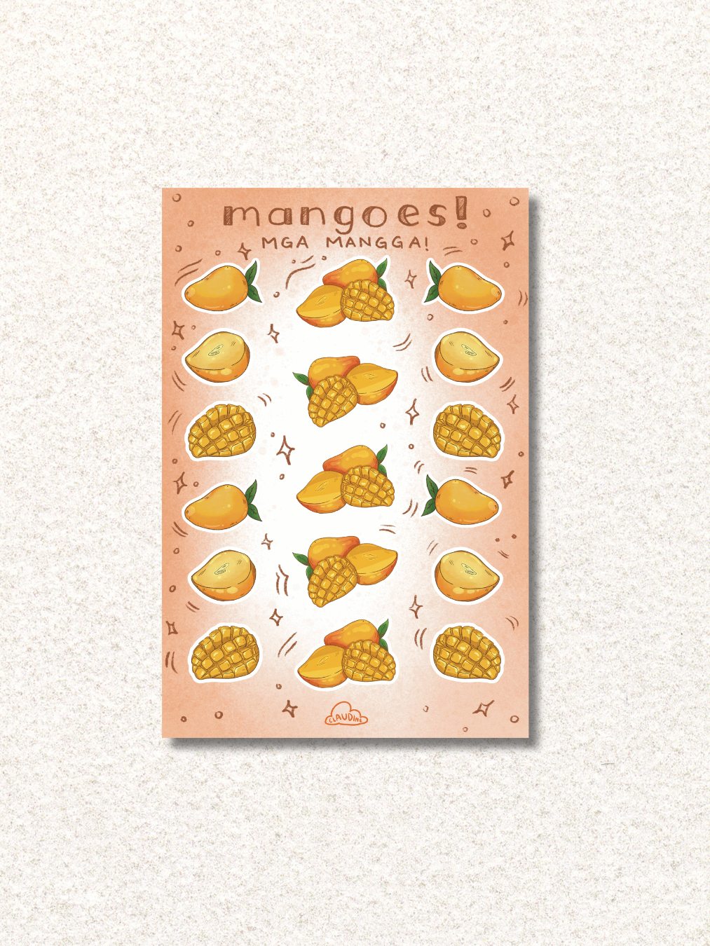 Mangoes vinyl Sticker Sheet product image (1)