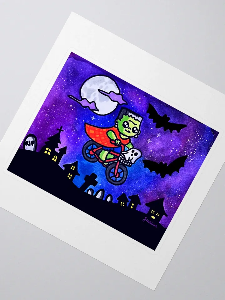Moonlight Ride Sticker product image (5)