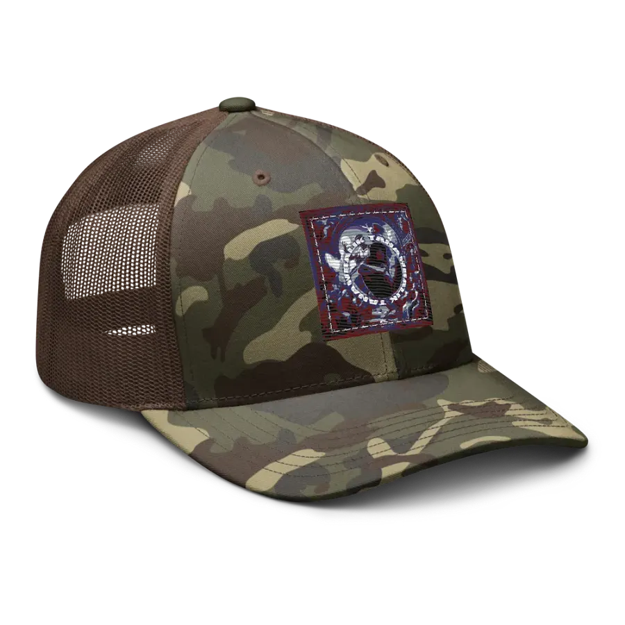 Balik Tanaw Homeless Artistic Camo Trucker Hat product image (6)