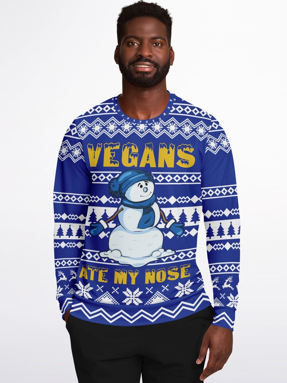 Funny Vegan Christmas Sweatshirt - 
