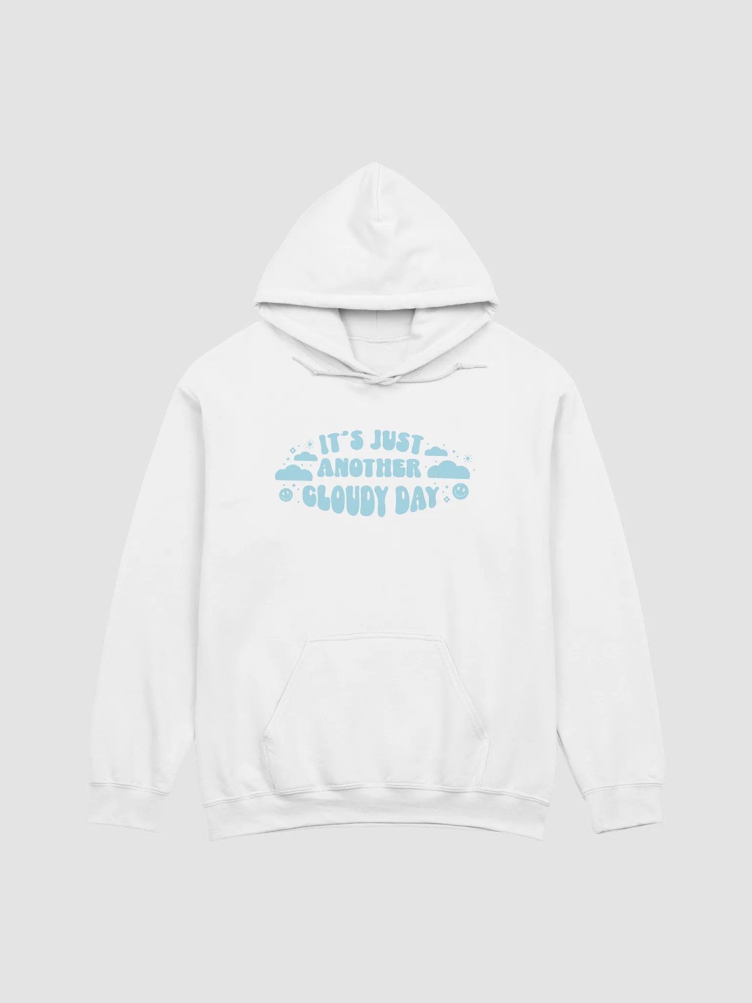 Cloudy Day Hoodie (White) product image (1)