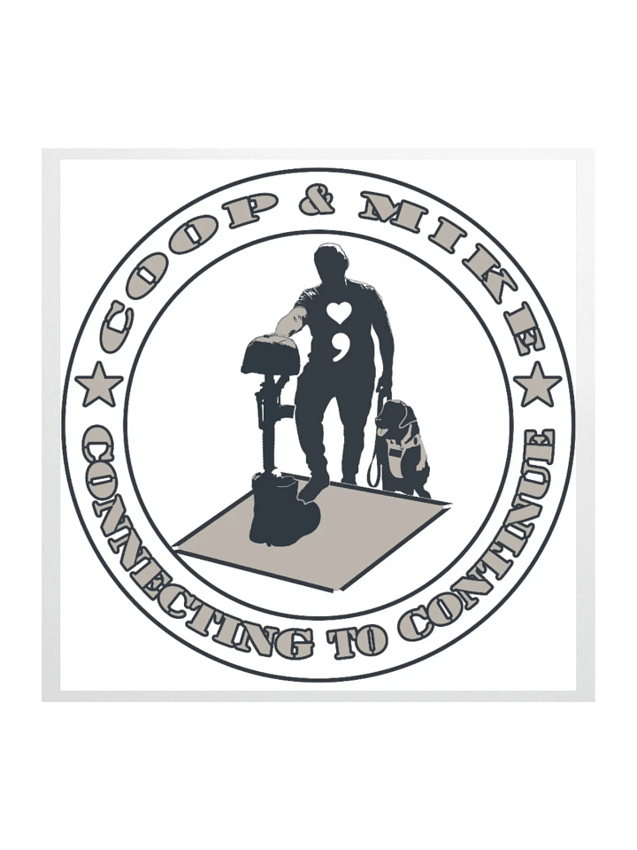COOP & MIKE KISS CUT STICKER product image (2)