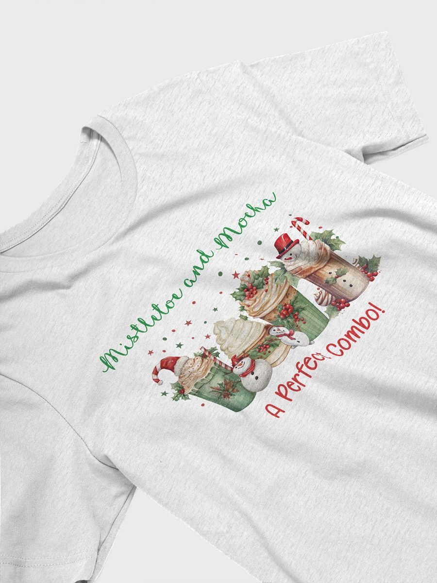 Mistletoe and Mocha - A Perfect Combo Christmas Graphic Tee product image (4)