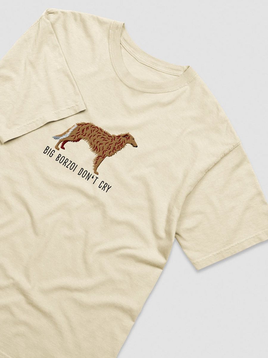Big Borzoi Don't Cry T-Shirt(Embroidered) of a Borzoi product image (19)
