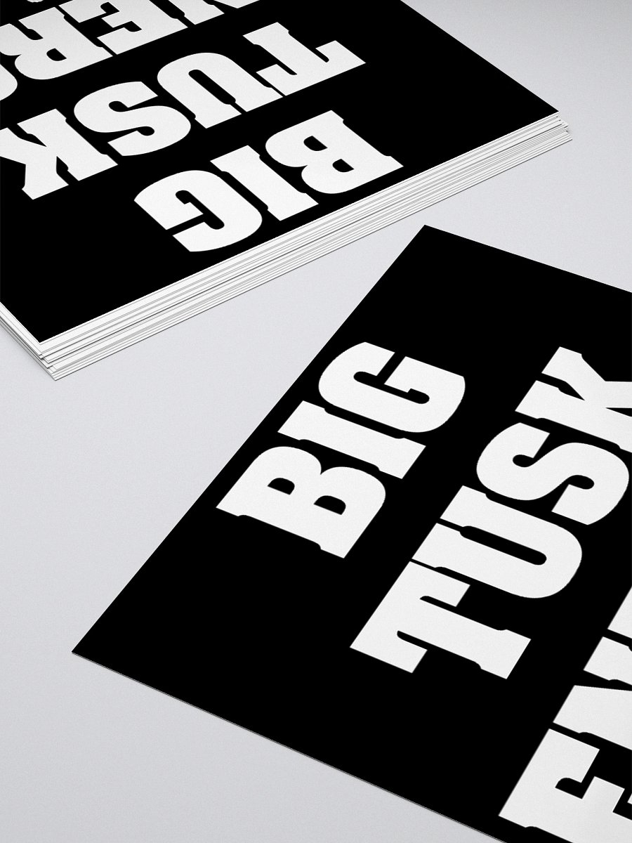 Big Tusk Energy Sticker product image (4)