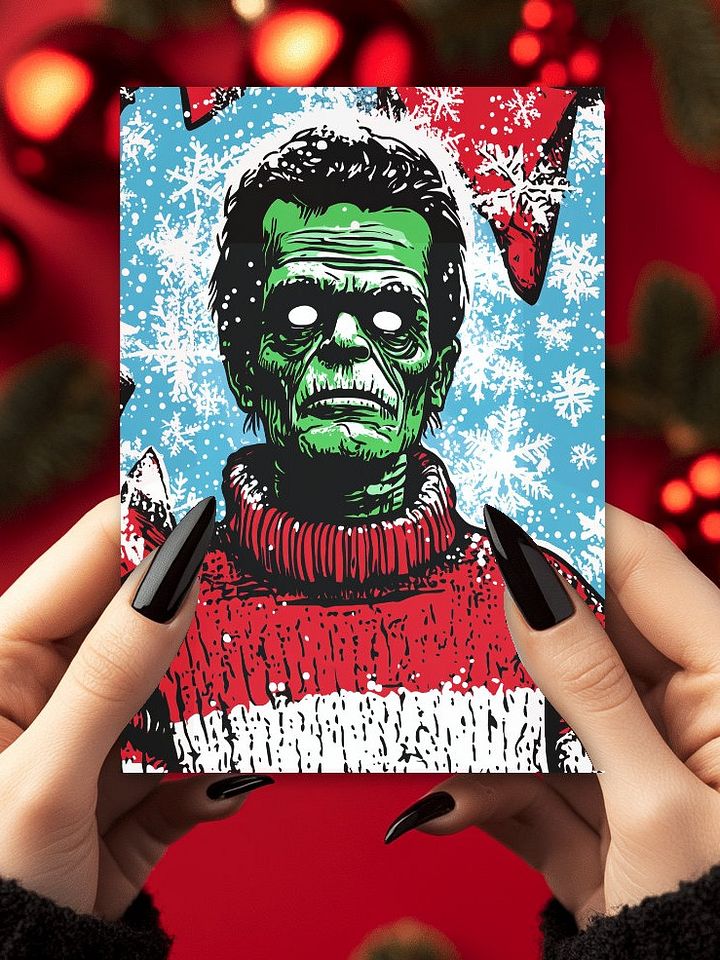 Retro Franky Christmas Cards Pack of 10 • 5×7 product image (1)