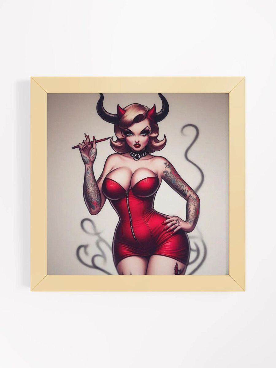 Elegant devil Framed Poster product image (1)