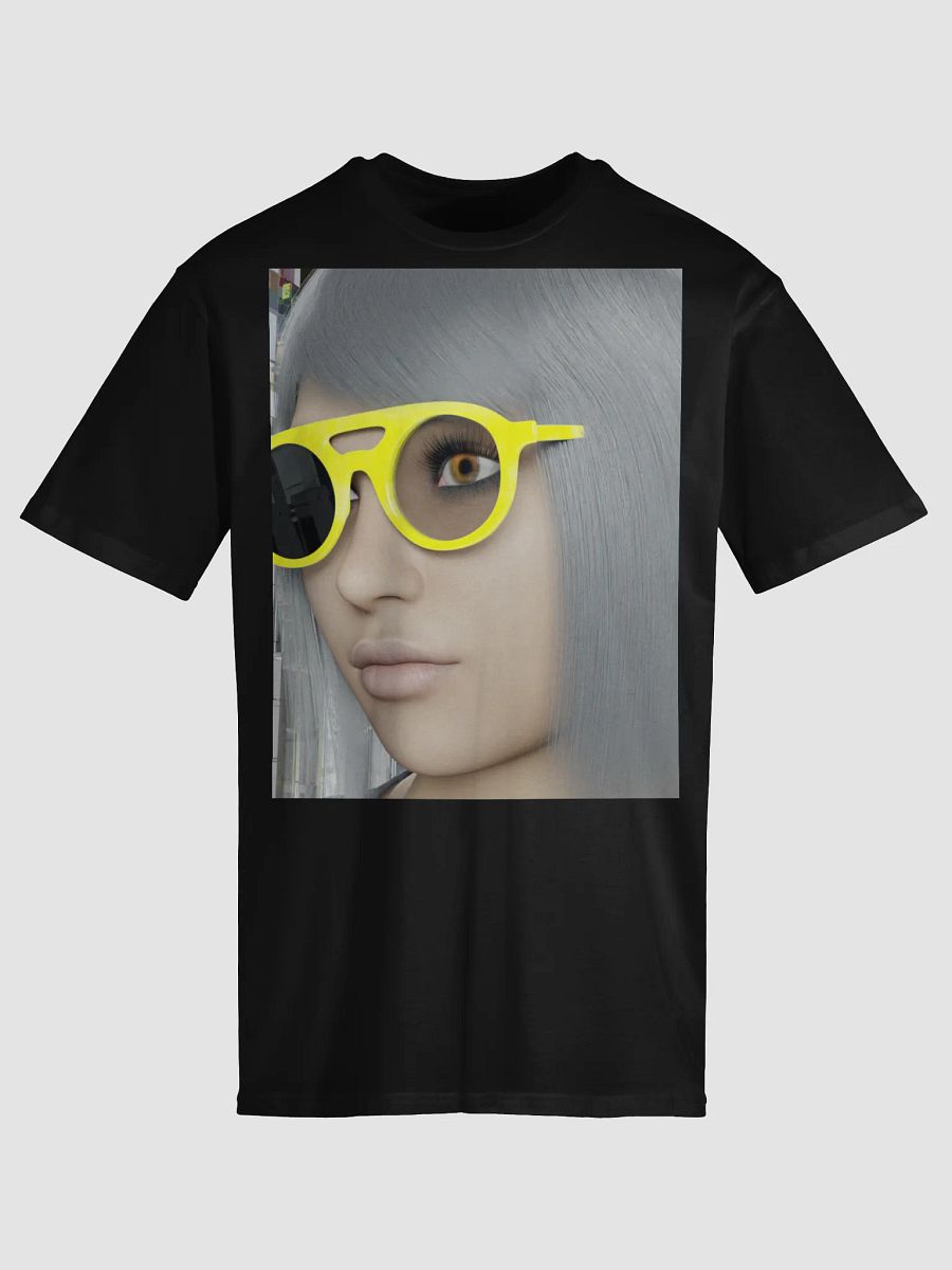 Gray Hair, Yellow Glasses: Unisex Premium T-Shirt product image (17)