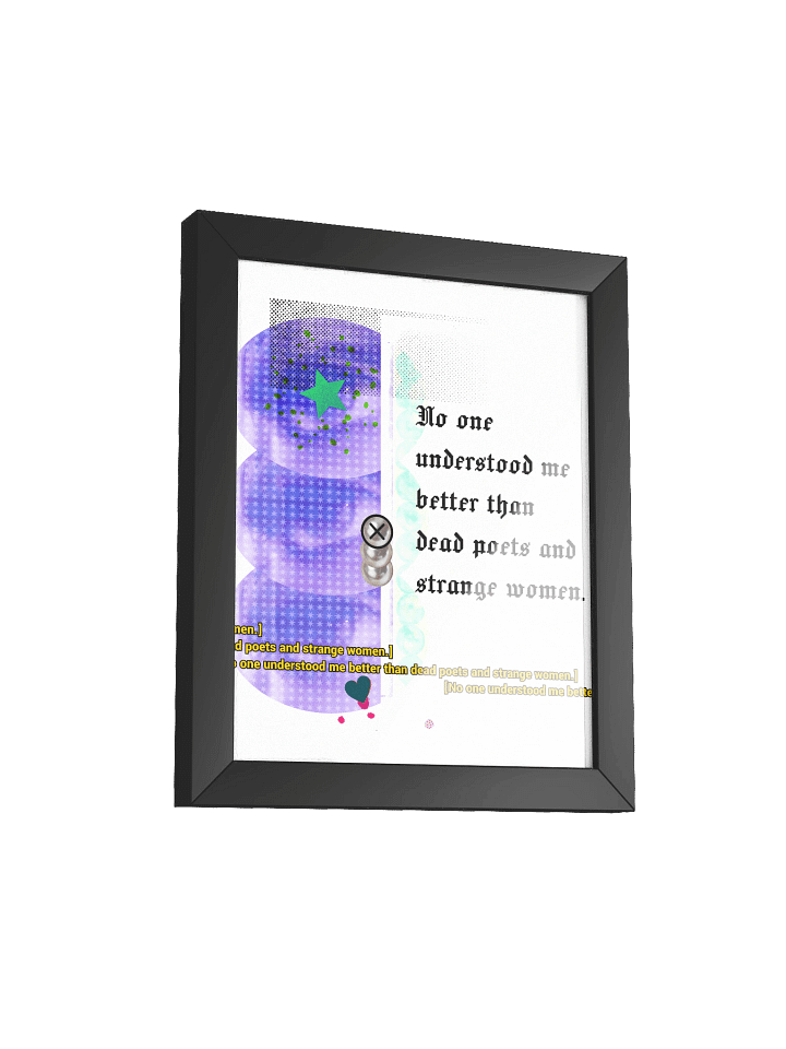 Dead Poets & Strange Women Framed Art Print product image (33)