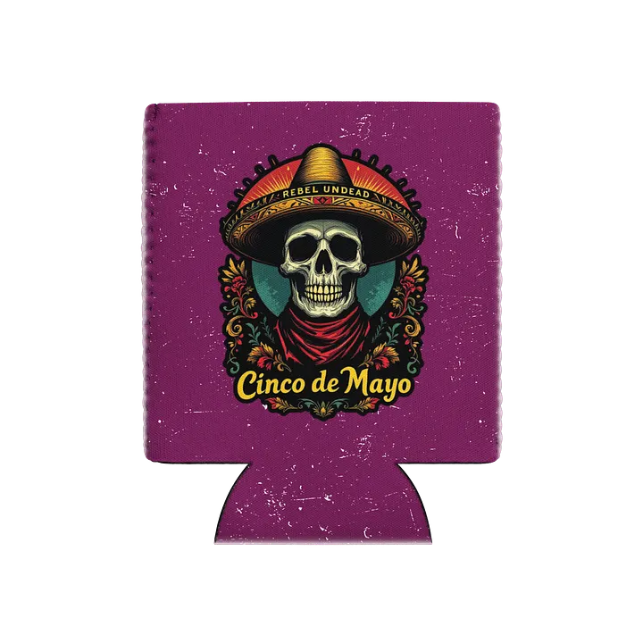 Rebel Undead Skull Can Cooler product image (2)