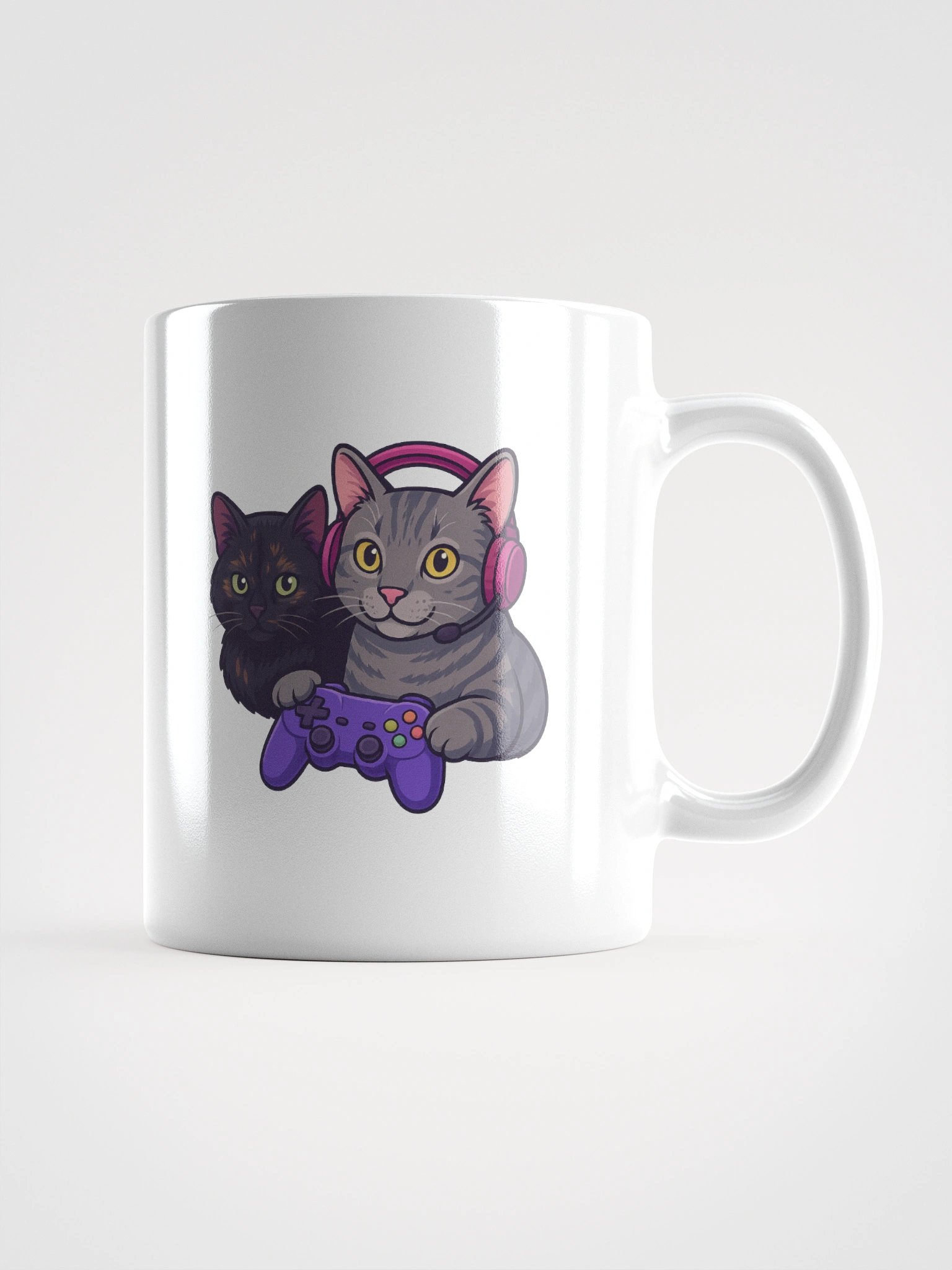 MISS_ROFL Gamer Cats Mug product image (3)