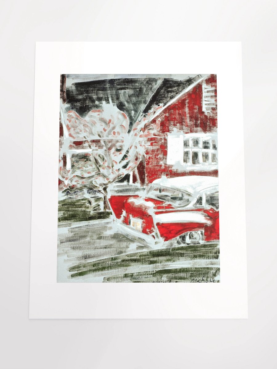 In the Window Behind the Woman (1985) print product image (5)