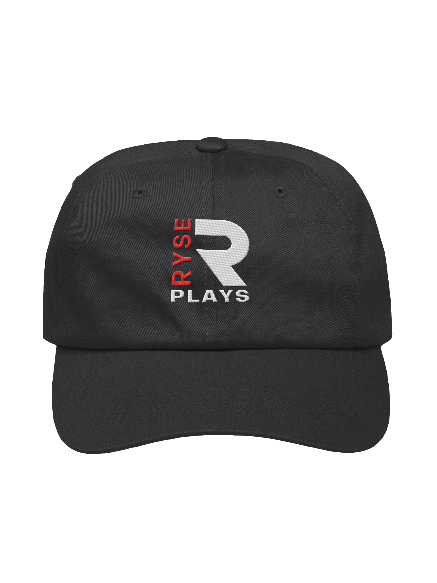 Ryse Plays Cap (white & red logo) product image (1)