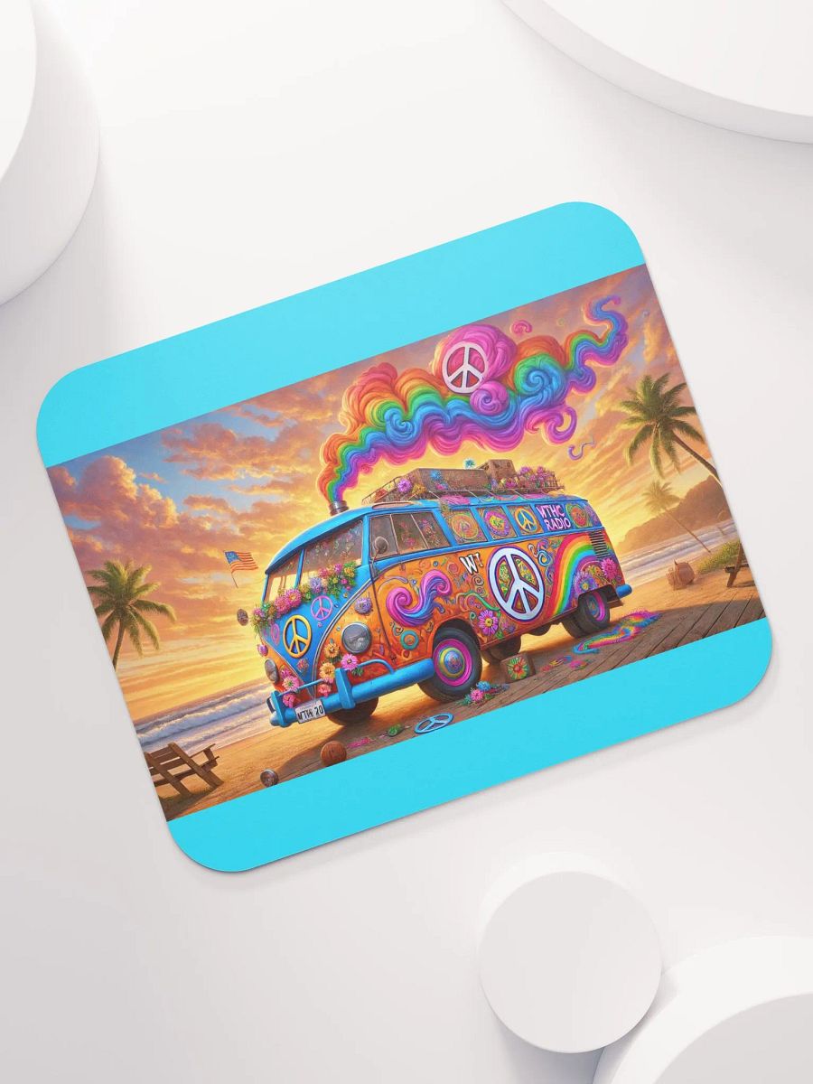 Da Psychedelic Beach Van Mouse Pad product image (7)