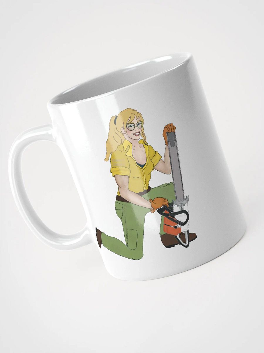 Blonde Chainsaw Pinup Mug product image (2)