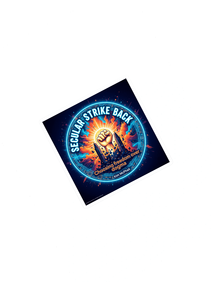 Secular Strike Back Fistful Sticker Sheet product image (1)