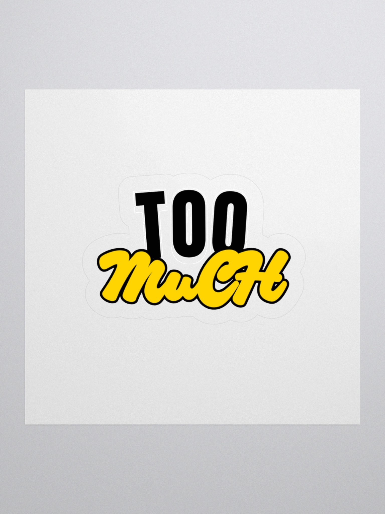 TOO LATE Sticker product image (3)