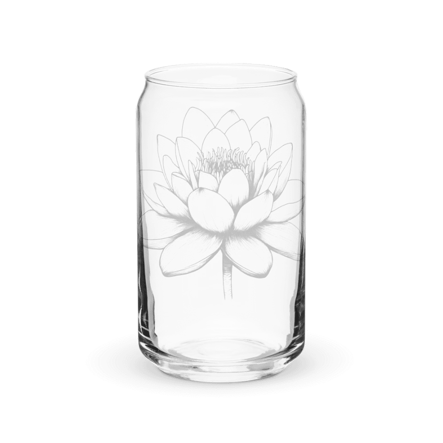 Water Lily Can-Shaped Glassware product image (8)