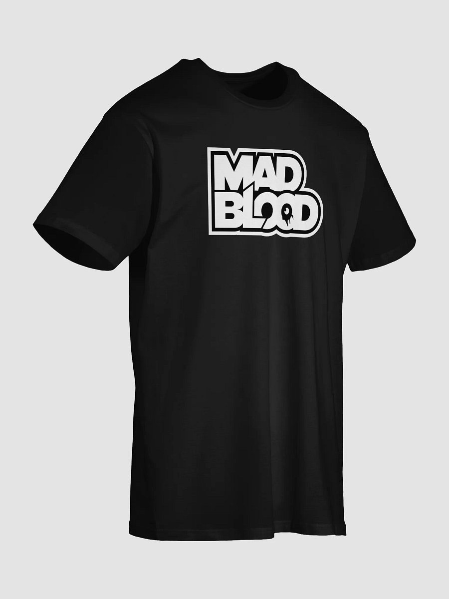 Mad Blood Logo B & W T-Shirt product image (7)