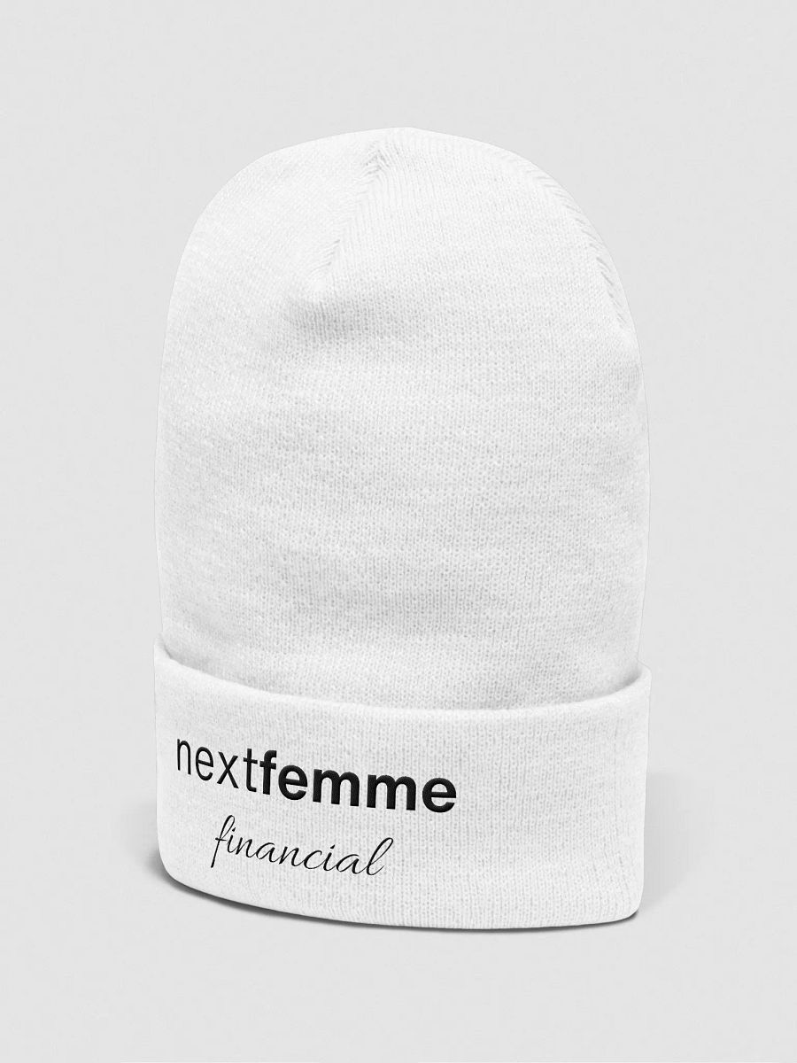 Next-Gen Cuffed Beanie with Black Logotype product image (5)