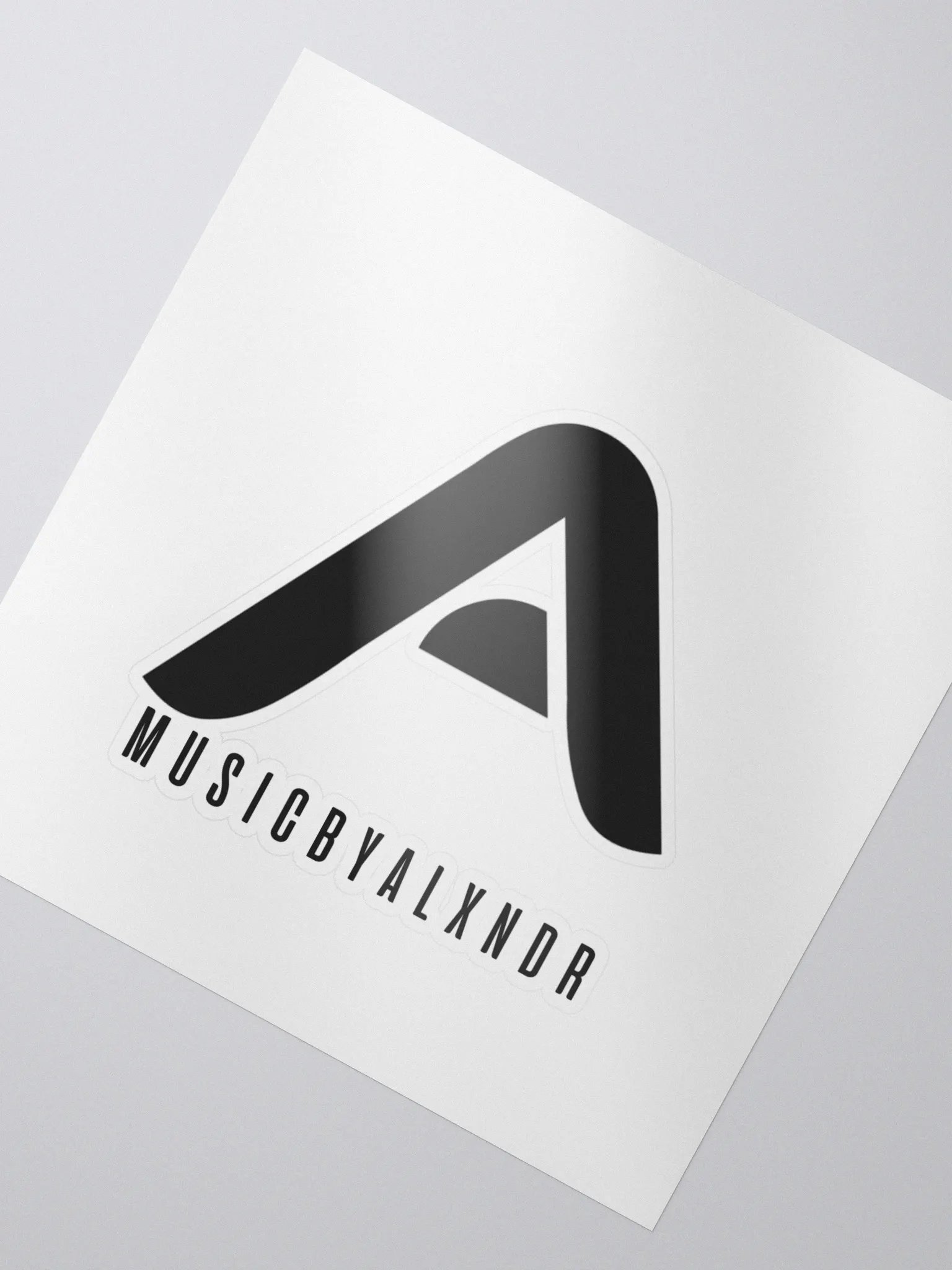 MusicByALXNDR Original Logo Sticker product image (2)