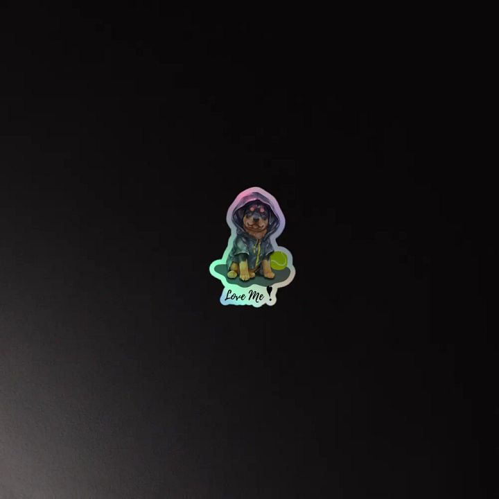 Hoodie Pup Holographic Sticker Sheet product image (4)