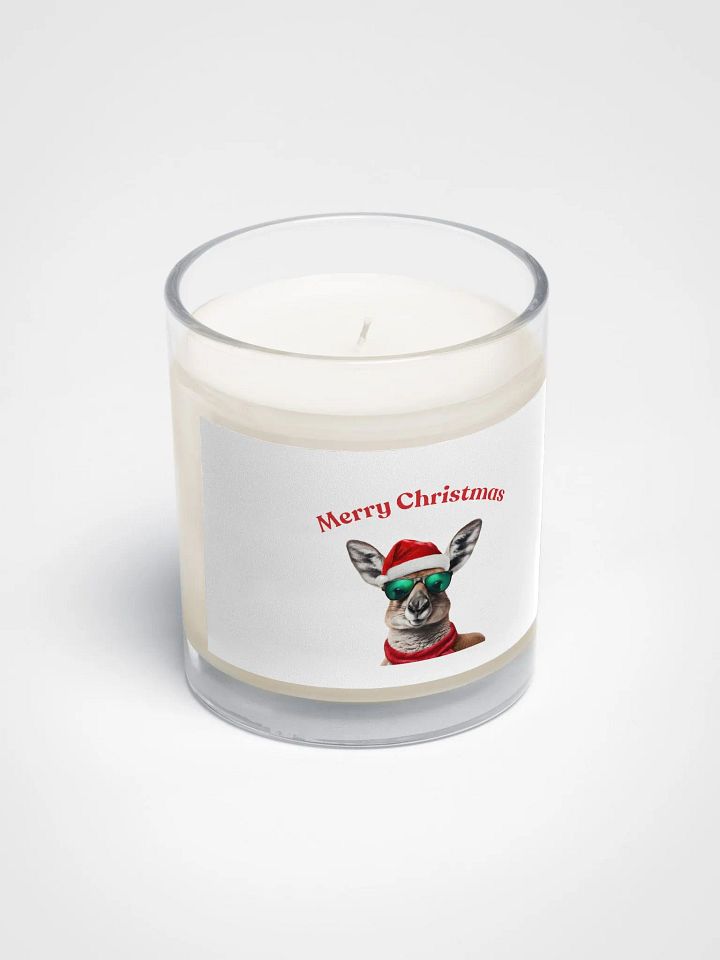 Kangaroo Claus Soy Wax Candle - Red product image (2)