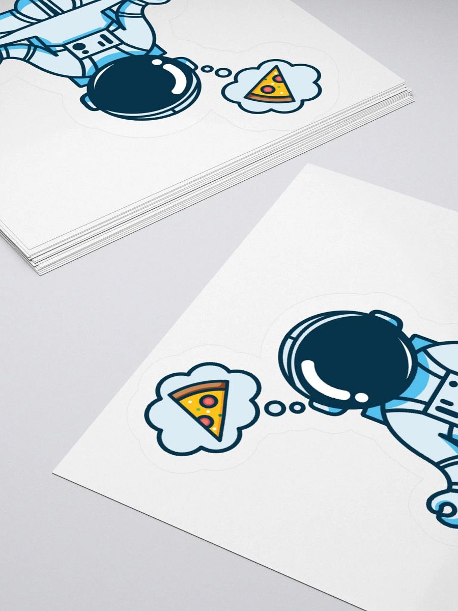 Deep Space, Deep Thoughts – Funny Astronaut Sticker product image (12)