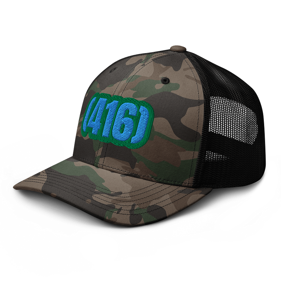 416 Camo Trucker Hat AREA CODE product image (4)