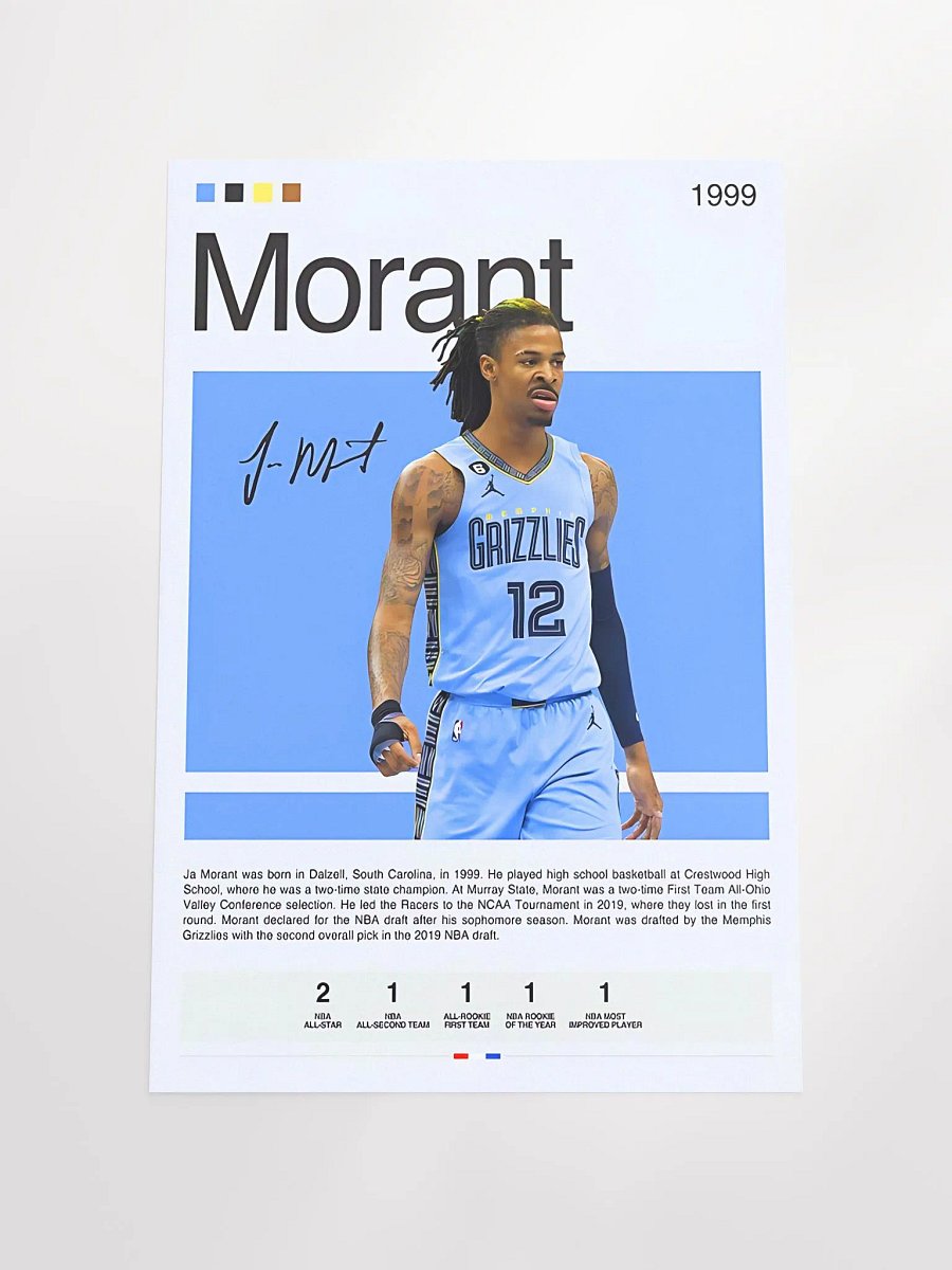 Ja Morant Poster product image (4)