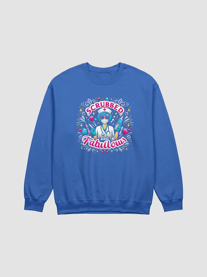 Fabulous Nurse Illustrated Crewneck Sweatshirt product image (3)