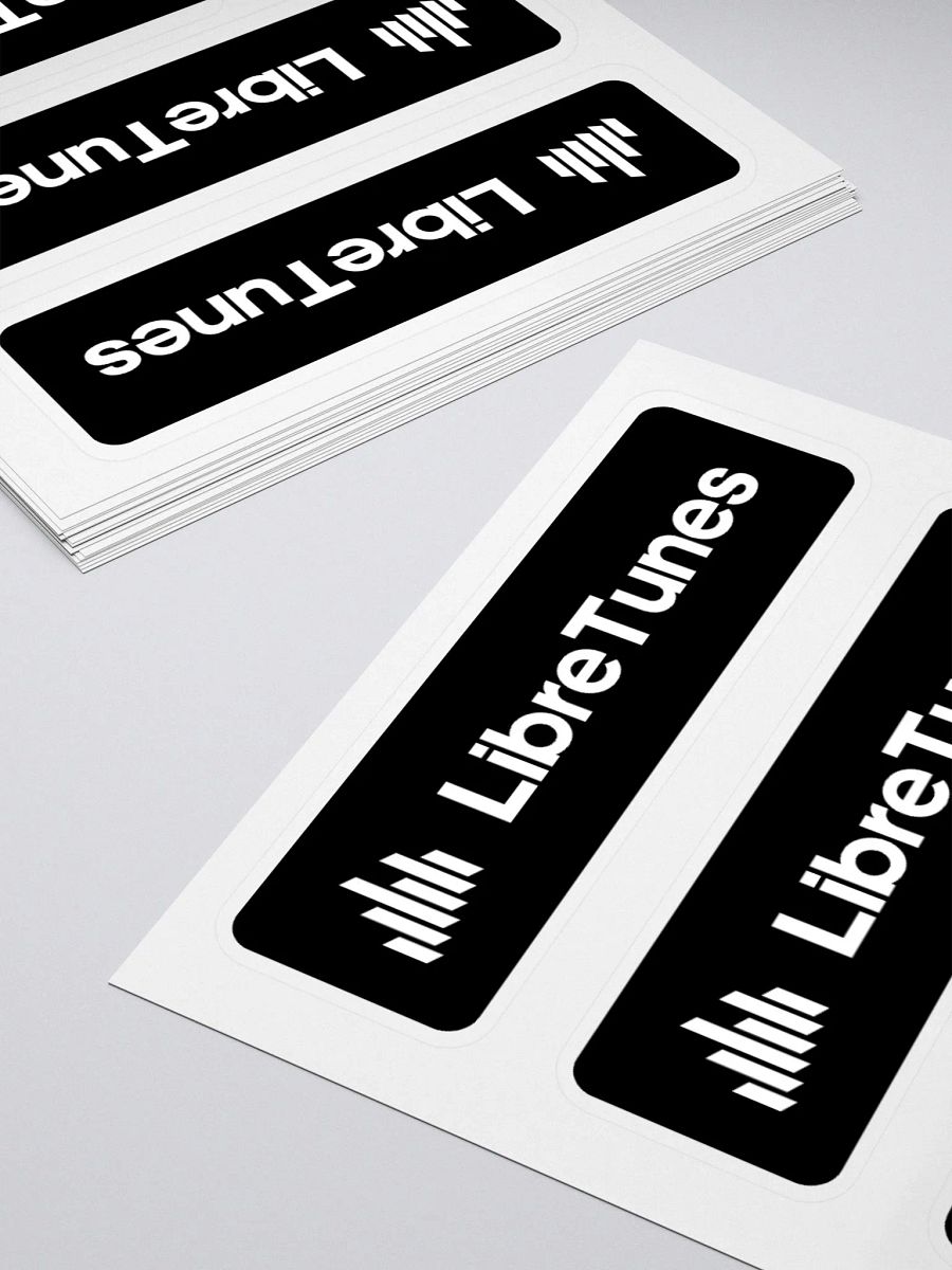 Black Premium Record Label Stickers product image (4)