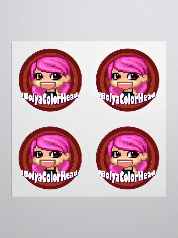 IbolyaColorHead Logo Stickers product image (2)
