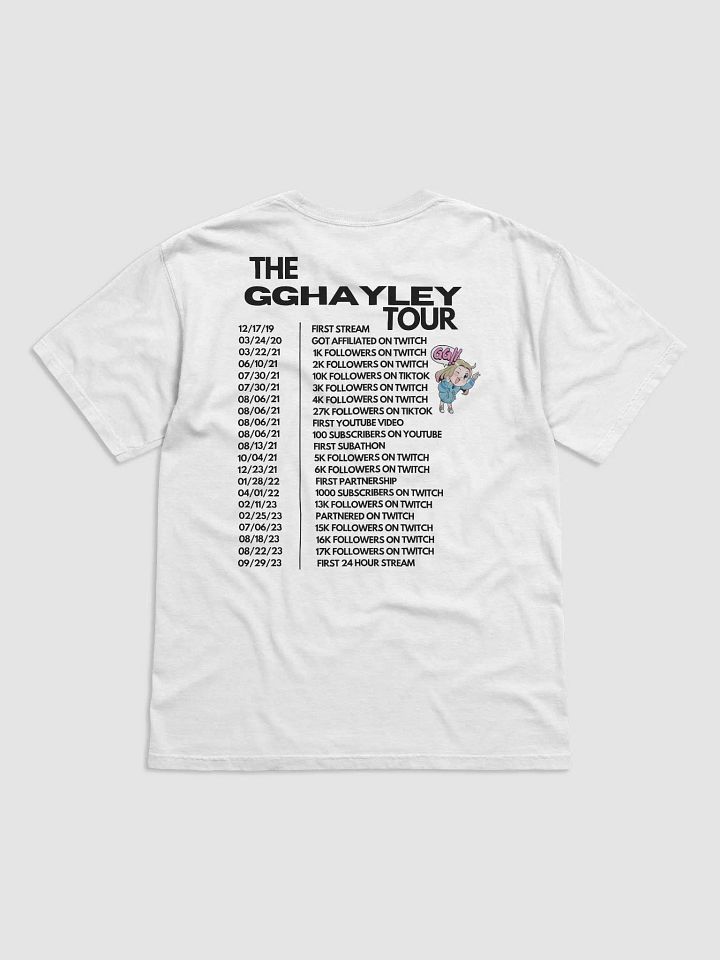 The ggHayley Tour Tee product image (2)