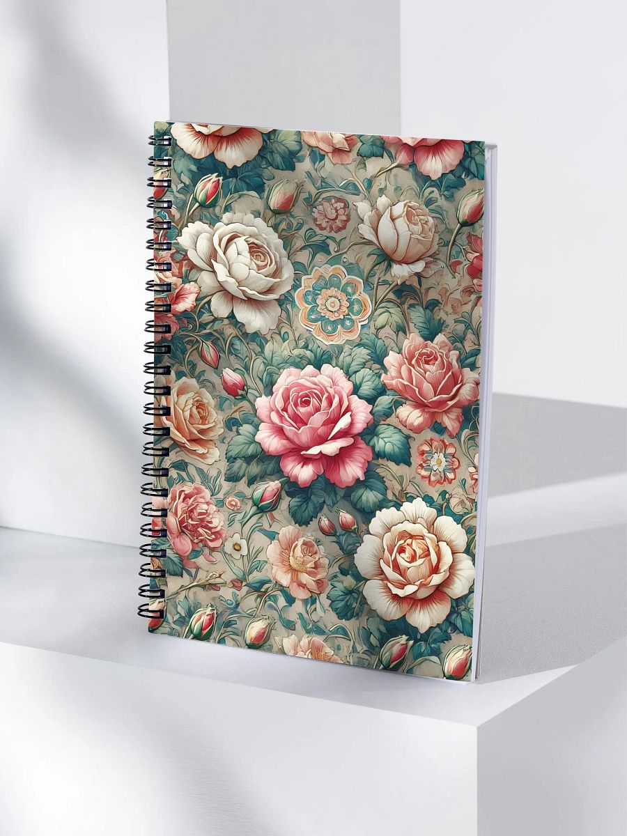 Royal Floral Spiral Notebook product image (4)