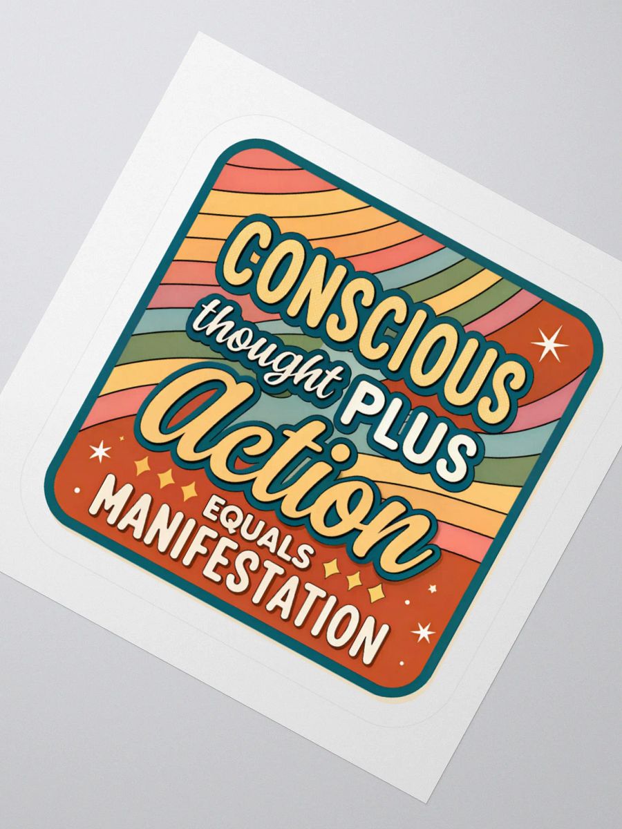 Manifestation Mantra Kiss Cut Sticker product image (6)