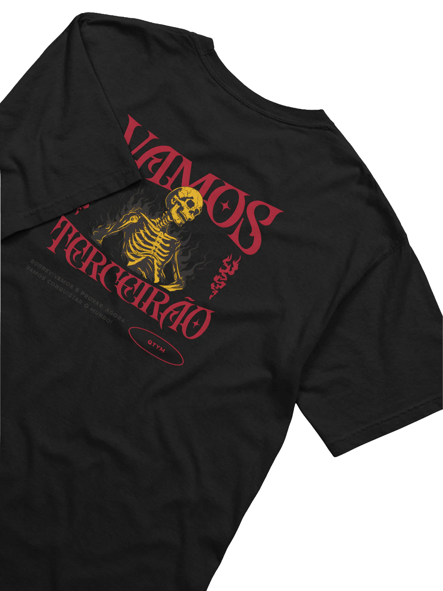 Flame Skeleton VAMOS TERCEIRÃO T-Shirt product image (46)