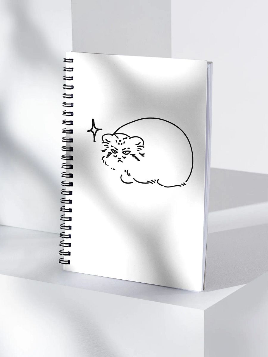 Grumpy Manul - Spiral Notebook product image (4)