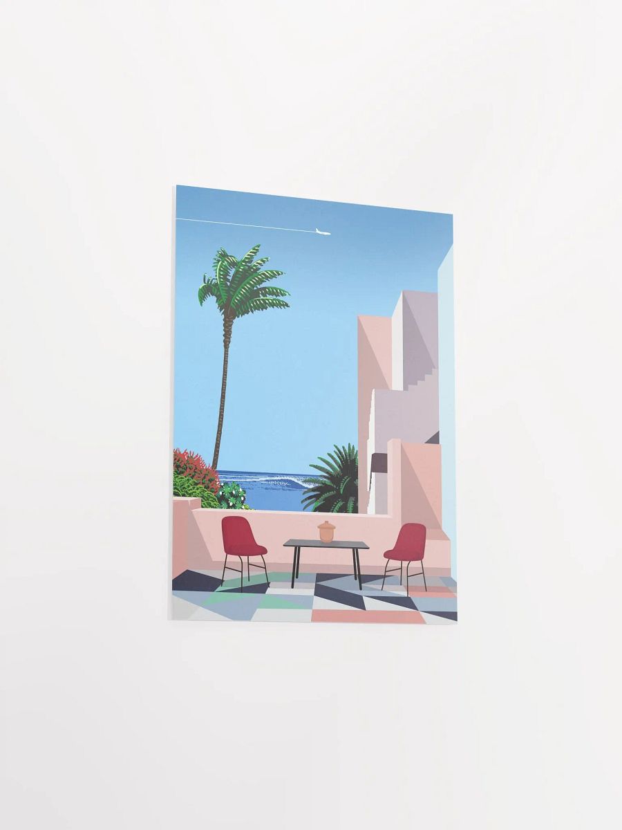 Cancun, Mexico — City Pop art, retrowave/vaporwave poster, 80s, aesthetic poster, Hiroshi Nagai inspired art, minimalist poster product image (8)