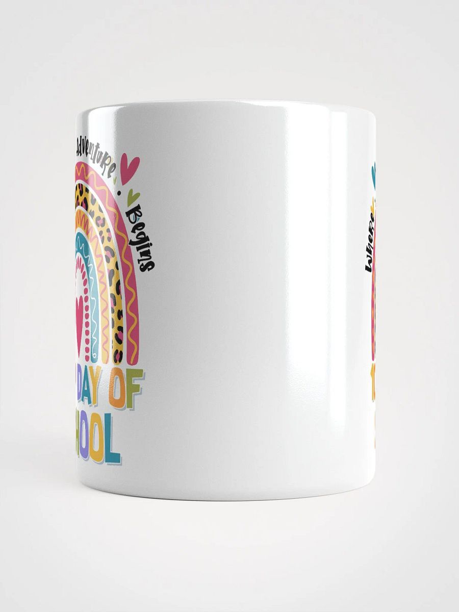 Rainbow 100th Day of School White Glossy Mug product image (4)