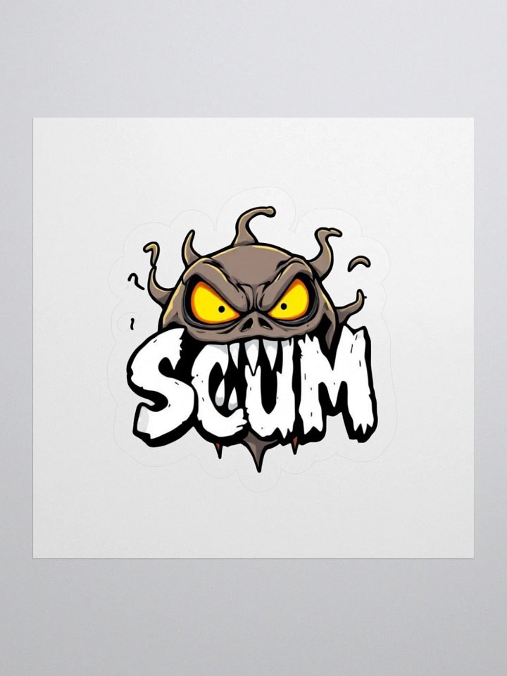 Scum in The Sun kiss cut sticker product image (1)